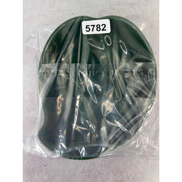 Vintage Mid Century Modern Hull Pottery USA Dark Green Leaf Bowl Dish F14 - Picture 9 of 9